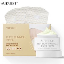 AuQuest 펩타이드 링클 페이스 크림 새깅 퍼밍 리프팅 스킨 밸리 슬리밍 패치 해독 팻 버닝 영 케어