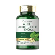Carlyle 뽕나무 뽕잎 추출물 3000mg 100캡슐 허브 칼라일