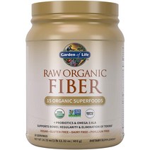 가든 오브 라이프 Garden of Life RAW Organic Fiber 무가공 식이섬유 803 g, 3개묶음(10%할인), 1개