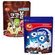 포스트 오레오오즈 850g + 포스트 코코볼1kg 대용량 시리얼, 2세트