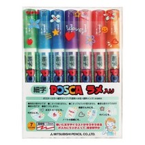 미쯔비시)포스카 마카세트 3M 7색 펄(PC3ML7C/펄), 쿠팡 본상품선택, 쿠팡 본상품선택