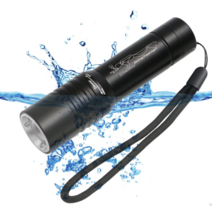 잠수부LED랜턴 잠수부라이트 해저랜턴 해루질써치 스쿠버 다이빙 방수 ZOOM기능 120G초경량 잠수랜턴 애콘 다이버랜턴