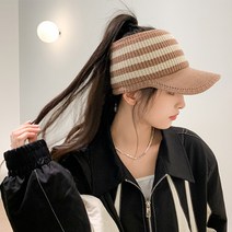 보슈 여성 가을 겨울 방한 털모자 썬캡 여자 골프 모자 cn4-1