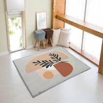 (헬스피아라이프) 3D 매쉬매트 쿨매트 거실매트(중) 200x150 어반플랫(오렌지)