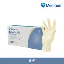 메디컴 라텍스 글러브 의료용 요리용 보건용 주방용 장갑 100매, XXS