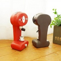 엔틱 커피머신 장식품 데코 미니어처소품 2color, 레드