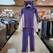 애플핑크 이런 가격이면~~ 망설이면 품절/여아전문 주니어브랜드/봄 가을/데일리룩/캐주얼룩/빠른배송/컬러블록후드+일자팬츠 상하세트 APS8R109-7954