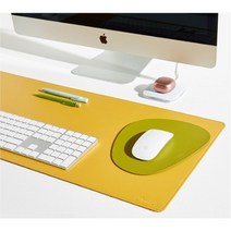 데스크테리어 책상패드 데스크매트 가죽 와이드 테이블 패드 마우스 키보드 장패드, 11데스크패드버킨오렌지