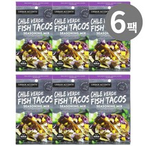 어반엑센트 피쉬 타코 시즈닝 믹스 21g, 6개