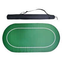 애드천사 텍사스 홀덤테이블보 1800mm X 900mm 게임매트 포커테이블보 포커매트 홀덤 레이아웃 게임 매트, 초록
