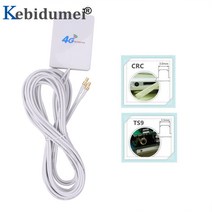 28dBi 4G 안테나 CRC9 SMA TS9 커넥터 화웨이 3G LTE 모바일 라우터 GDeals 2.0M 라인 용 광대역 신호 증폭, 02 SMA Connectors