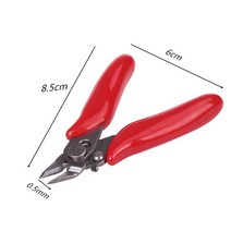 3.5 인치 대각선 펜치 미니 케이블 와이어 커터 소형 소프트 커팅 크림 퍼 절연 고무 손잡이 모델, [02] with lock