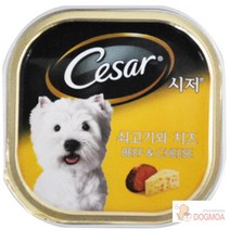 강아지 주식캔 쇠고기 치킨 애견 습식사료 고기 캔 24개 비숑 시추 푸들