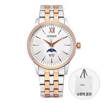 시티즌 남성 메탈 손목 시계 문페이즈 AK5006-58A