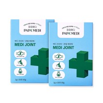 파파메디 메디조인트 애견 강아지 관절영양제, 쓸개골탈구, 2개
