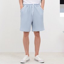 GQQ KS 31 남자 플리츠밴딩 반바지 남성하의 트레이닝 주름