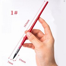 전문 다람쥐 털 나일론 믹스 수채화 물감 미술 붓 페인트 브러쉬 세트 그림 페인팅, number 1