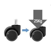 21세기트랜드 의자부품 다양한 의자 바퀴(로라 고정), R7.다운 스탑 바퀴(11mm핀타입)