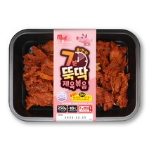 전자레인지용 간편요리 7분뚝딱 제육볶음 3팩 세트 밀키트 간식 술안주 밥반찬 간편조리, 250g, 3개