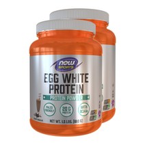 나우푸드 에그화이트 프로틴 파우더 단백질 보충제 글루텐 프리, 680g, 2개