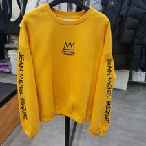 클라이드앤 여성 기모 바스키아 e밴드 맨투맨 FLDTS990F