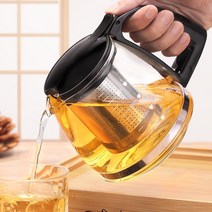 [로하티]내열유리 티포트 / 750ml 손잡이 차포트, 없음