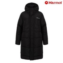 마모트 여성 슬릿 포켓 롱패딩 점퍼 MA21WWL1U01 BK