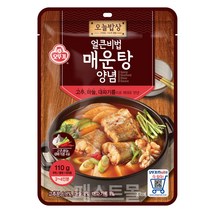 오뚜기 얼큰비법 매운탕양념 110g, 1개