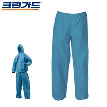 유한킴벌리 크린가드 A30 보호복 24벌(1박스) /방진복/작업복, 바지 진하늘-대형(L) 43121, 24개