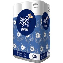 [조은마켓] 화장실을 꽃향기로 향기롭게~잘풀리는집 3겹데코 톡톡30롤 고급화장지 롤휴지 비데겸용, 잘풀리는집 3겹데코톡톡30롤, 1롤