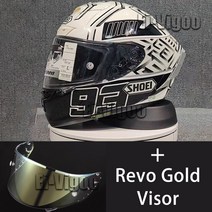 승마헬멧 XSpirit III X14 Marquez Kask 헬멧 풀 페이스 오토바이 화이트 앤트 라이딩 모토크로스 레이싱, 08 revo gold_01 M
