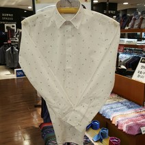 맨하탄(동아강북점) 화이트 무늬 셔츠