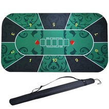 휴대용 성인 보드게임 포커 칩 홀덤 테이블 매트 텍사스, 고급형 테이블 매트