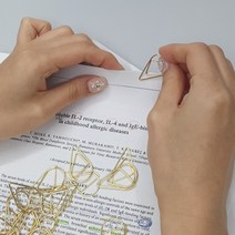 금속책갈피 클립 북마크 북다트 메탈 3Set 북홀더 선물 독서