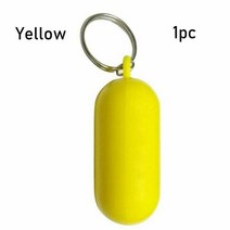 로잉 보트 도구 수상 스포츠 액세서리 카약 열쇠 고리 float canal keychain fender buoyant holder 플로팅 키 링, 노란색-1pc