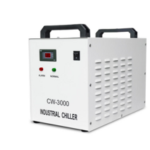 소형 수냉식 칠러 이동식 항온 냉동기 사출 물 산업용, CW-3000DG x 110V