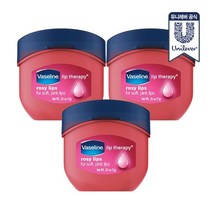 바세린 미니 립 테라피 로지 립밤 7g, 로지립스, 3개
