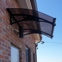 캐노픽스 550x9400 단독주택 상가 아파트 외부 출입구 주차장 차양 비가림 캐노피공사, 브라운, 그레이, 은백색(기본색상)