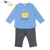 블루독베이비 22 SS 애니멀포인트상하복(hu) 3중택1 42170-672-05 06 07 등원복 상하복 실내복 외출복 선물