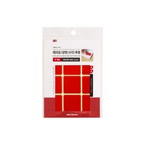 프로라인 사각 W490CD3 투명 초강력 다목적 9입 스펀지 부착 유리 타일 벽지 폼 양면테이프 목재 3M 플라스틱 강력접착 사무용테이프