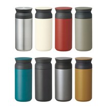 킨토 트레블 텀블러 리유저블 보온보냉 350ml 8색상, 화이트