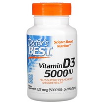 닥터스베스트 비타민 D3 125mcg(5 000IU) 360정, 1개