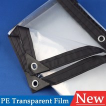 야외 캠핑 바닥 방수포 그라운드 시트 PE 방수 천 플라스틱 투명 필름 온실 커버 홈 윈도우 방수 타포린, 사용자 정의