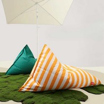 야외 빈백 소파 콩주머니 마약 쇼파 비치 해변 쿠션, 녹색  115x150 방수