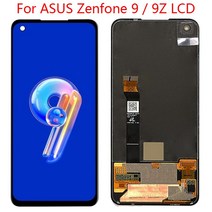 여름용 Asus Zenfone 9 AI2202-1A006EU AI2202B LCD 디스플레이 터치 스크린 디지타이저 어셈블리 9Z 용 AMOLED 5.9, [01] ZF9 LCD No Frame