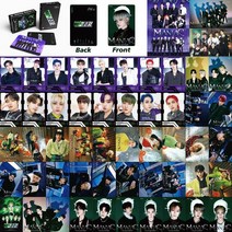 아이돌 포토카드 55 개/대 Kpop Stray Kids 사진 카드 시간 아웃 Lomo Straykids 팬 컬렉션 앨범 아이돌 선, 06 MY-Green