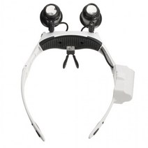 LED 램프 고배율 안경 캡 형 돋보기 확대경 광학 휴대용 헤어밴드 미세 작업용, 확대경 G50003