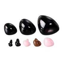 [펠트친구] 민자삼각코(인형코) 1봉(7개), 20mm 블랙, 7개