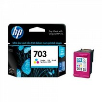 HP 잉크 CD888A(NO.703)(컬러 250매) 정품토너 복합기 정품잉크 복사기 무한잉크 카트리지 잉크 프린터 사무용품 토너, 1