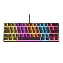 기계식키보드 태블릿PC 게이밍 피파 배그 저가형 키보드 A02, FREE, 청축 블랙